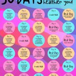 30-Day Health and Wellness Challenge + Printable - Thrifty Mommas Tips