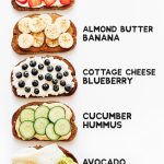 5 Healthy Toast Topping Ideas (vegetarian, high protein)