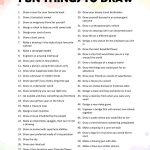 52 Things for Kids to Draw