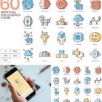 60 Artificial Intelligence Icons | Free download