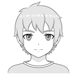 8 Step Anime Boy's Head & Face Drawing Tutorial