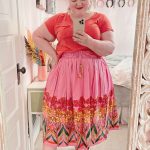 Anthropologie Tee and Skirt Outfit