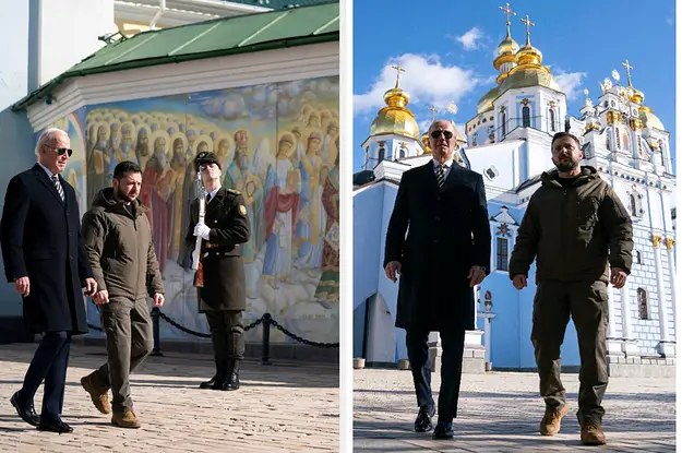 Biden's Ukraine Visit Was "Historic" And "Unprecedented"