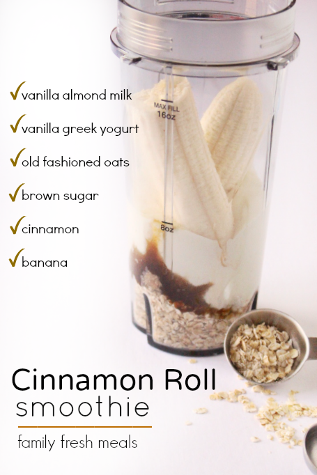 Cinnamon Roll Smoothie