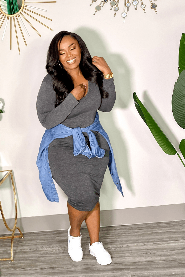 Comfy Casual Plus Size Outfit Ideas (no shopping needed) - Nita Danielle