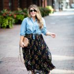 Floral Maxi Skirt | Fashion | Coffee Beans and Bobby Pins