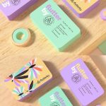 Flutterby Business Card - Business Card Design Inspiration | Name card design, Business card design