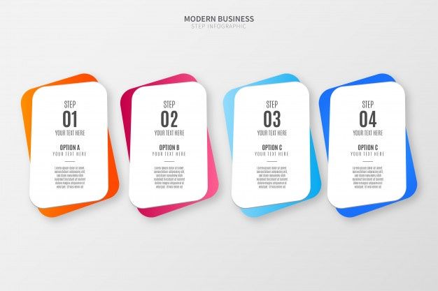 Free Vector | Colorful infographic options template