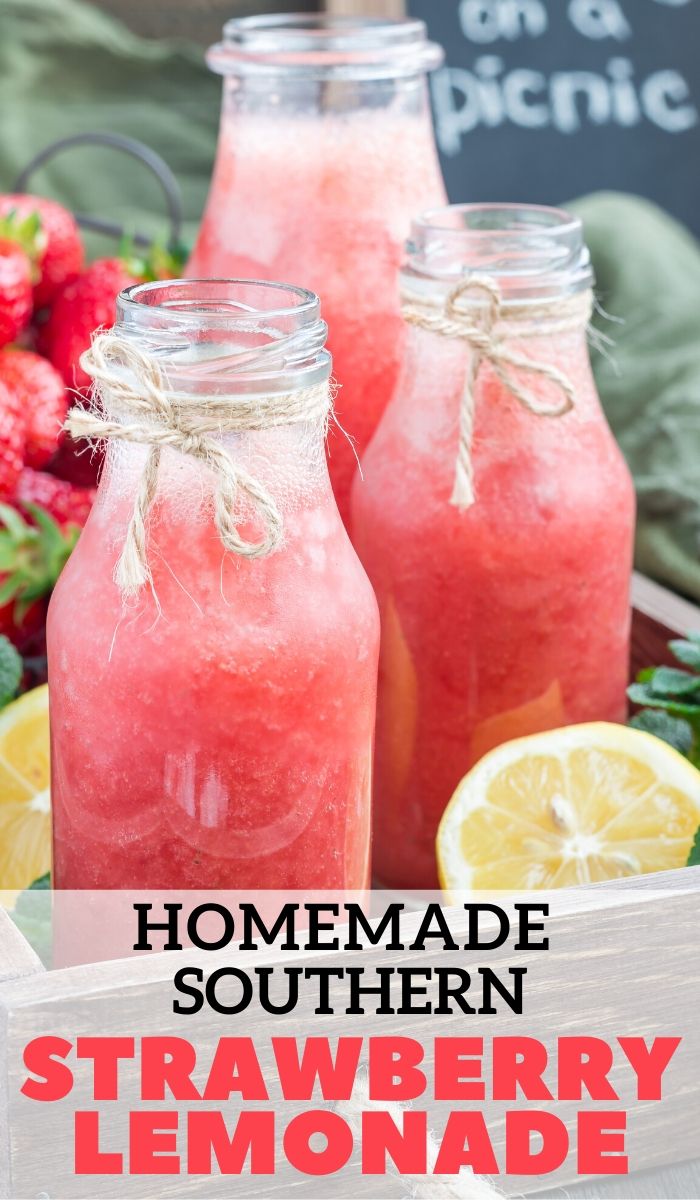 Homemade Southern Strawberry Lemonade
