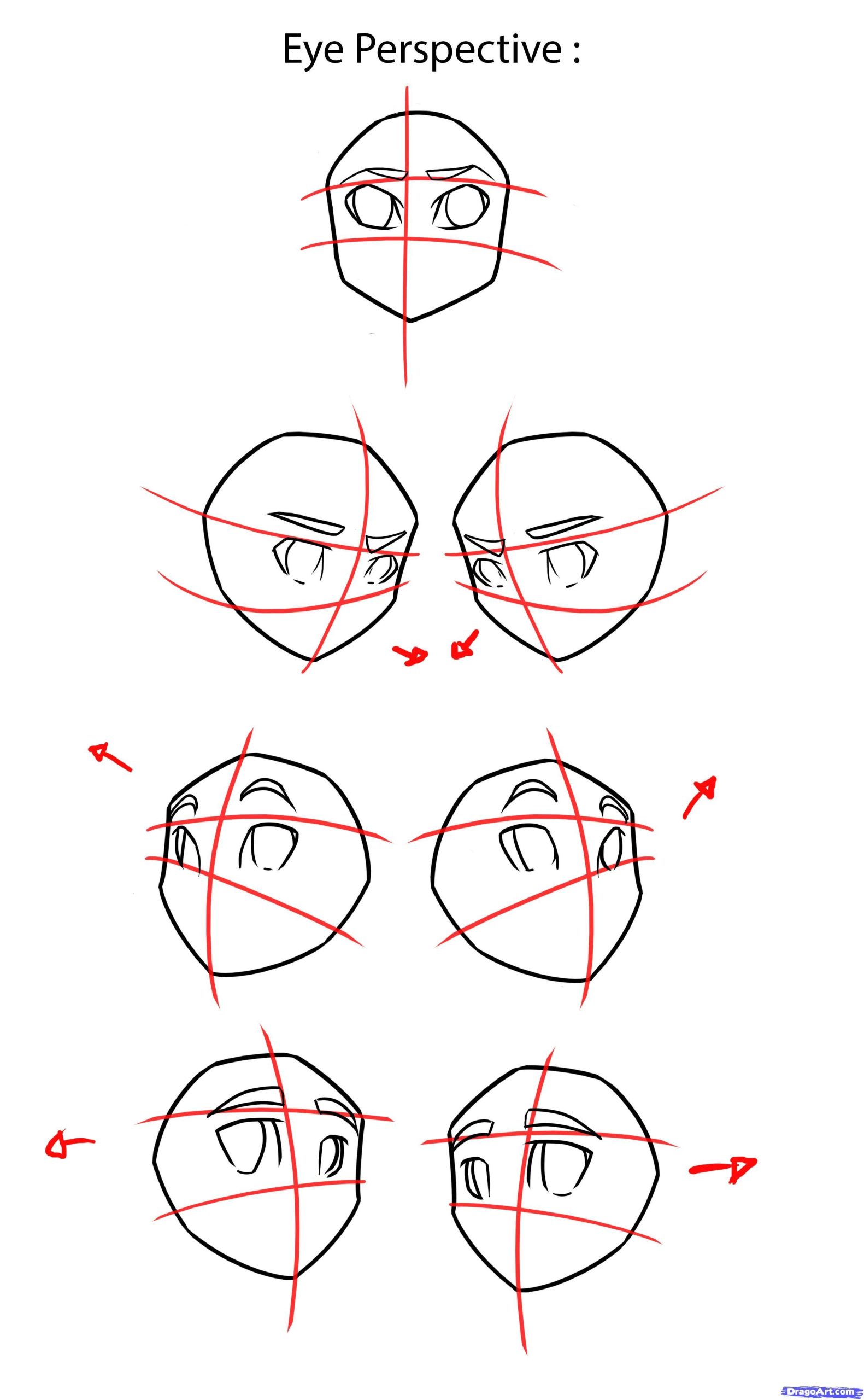 How To Draw Anime Eyes, Step by Step, Drawing Guide, by NeekoNoir