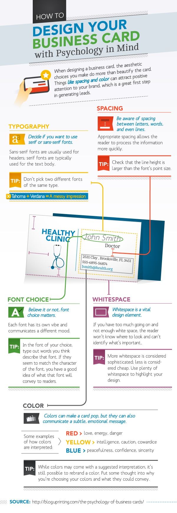 How to Design Your Business Card With Psychology in Mind [Infographic]