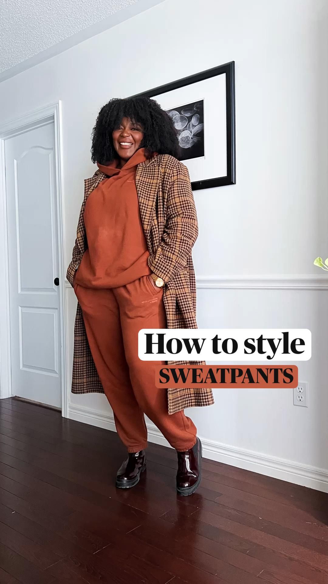 How to style sweatpants outfit black girl