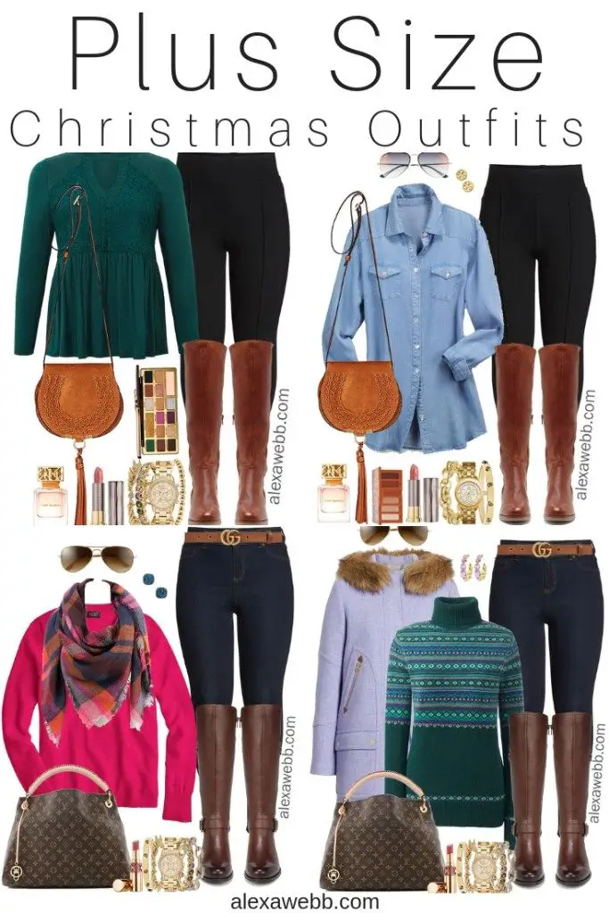 Plus Size Casual Christmas Day Outfit Ideas – Part 2