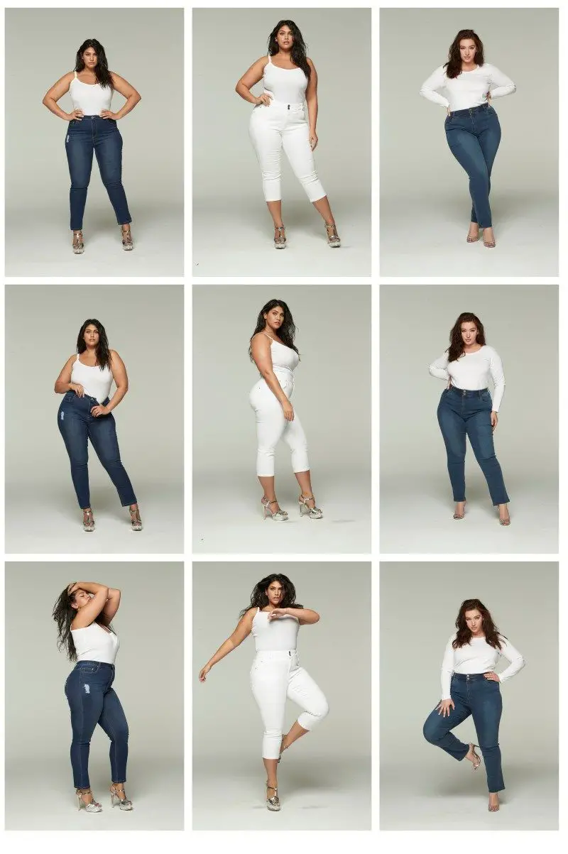 Plus Size Jeans, Stripes, and Sequins