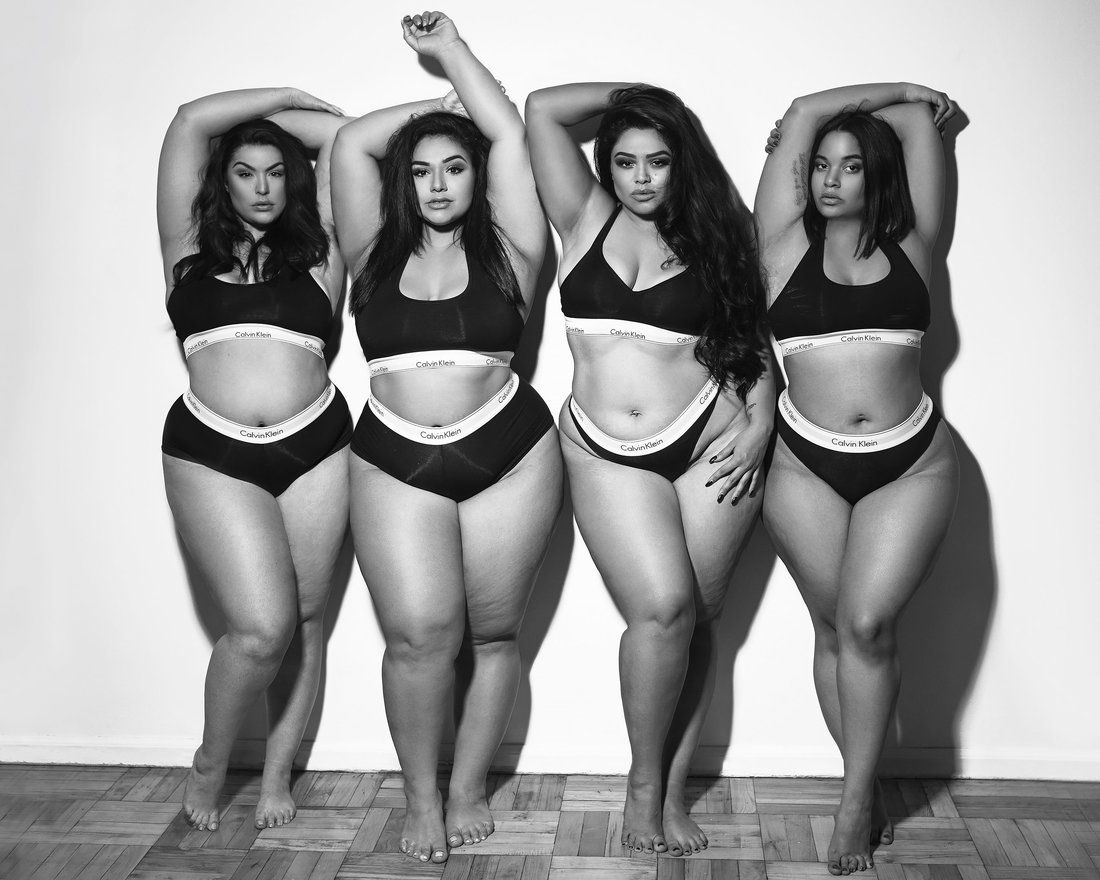 Plus-Size Models Recreate the KarJenner's Calvin Klein Underwear Ads: 'Curvy Girls Are Tired of Not Being Noticed in High Fashion'