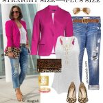 Plus Size Pink Blazer Outfits - Part 2