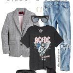 Plus Size Plaid Blazer & Mom Jeans Outfit Ideas - Alexa Webb