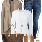 Plus Size Sand Cardigan Outfit