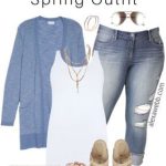 Plus Size Spring Cardigan Outfit