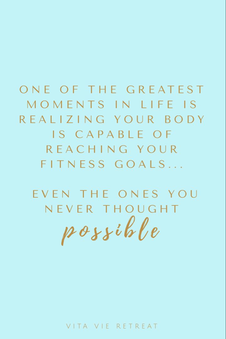 Positive Mindset - You can reach your health + fitness goals