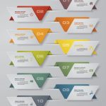 Premium Vector | 10 steps simple & editable process chart infographics element.