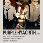Purple Hyacinth Minimalist Poster