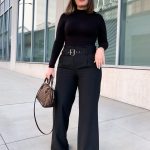 QUALITY OVER QUANTITY | CHIC WORKWEAR: HIGH WAIST WIDE LEG TROUSERS • Julia Marie B