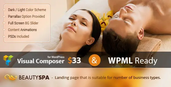 Spa - WordPress Theme with Page Builder