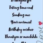 Thankyou message to everyone on your birthday | Happy birthday quotes for fri… | Happy birthday quotes for friends, Love birthday quotes, Happy birthday love quotes
