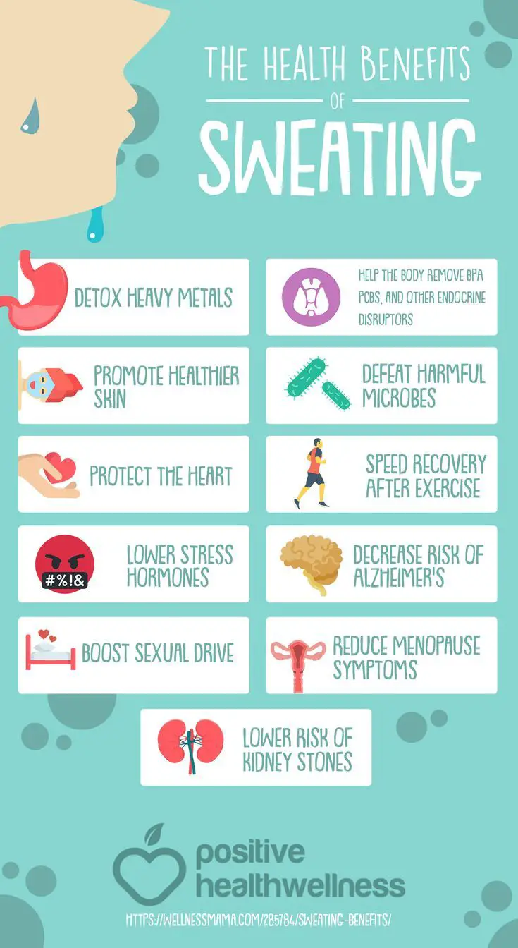 The Health Benefits Of Sweating – Infographic