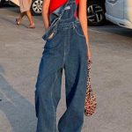 Vintage Washed Boyfriend Denim Overall