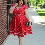 Voodoo Vixen Plus Size Retro Sailor Print Dress