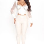 Women's Magical Moment Bustier Top in Off White Size XL by Fashion Nova