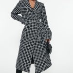 Women's Pay It Forward Coat in Black/Combo Size XL by Fashion Nova