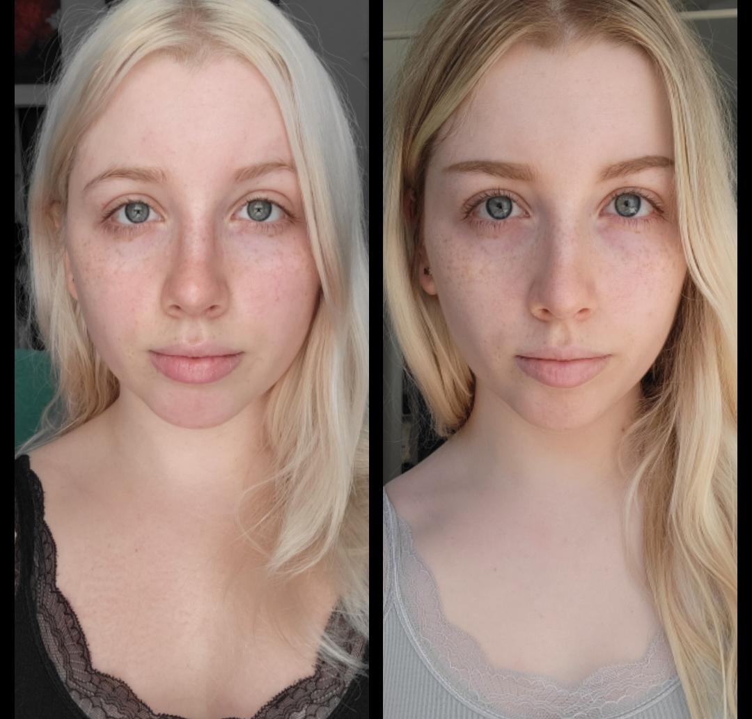 r/MakeupAddiction - Before + after "fox brow" trend, was hoping to get some opinions! I just used ABH brow wiz to quickly fill in.