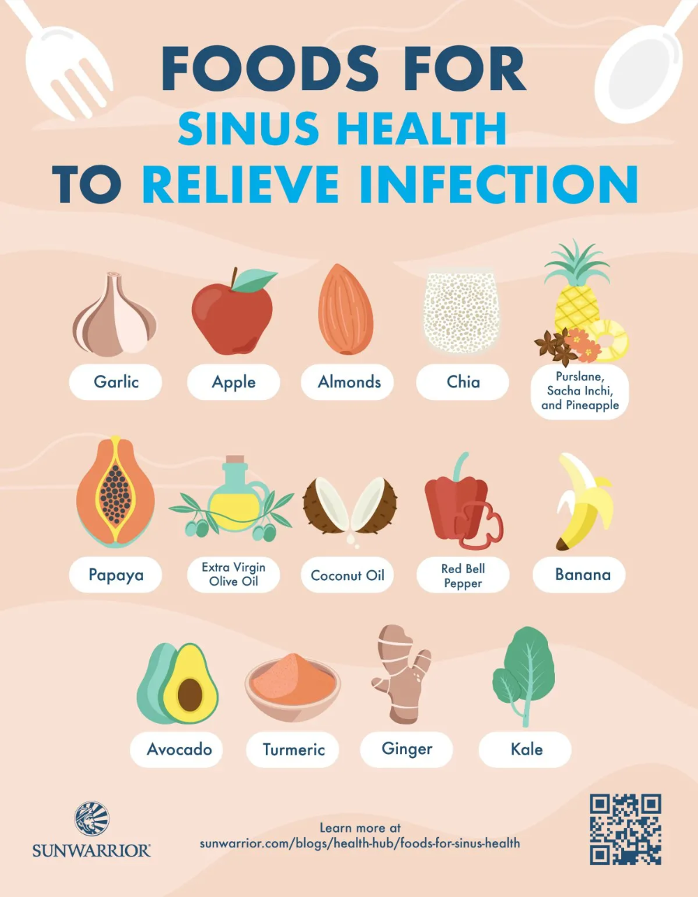 10 Foods For Sinus Health & 10 Ways To Relieve Infection [INFOGRAPHIC]
