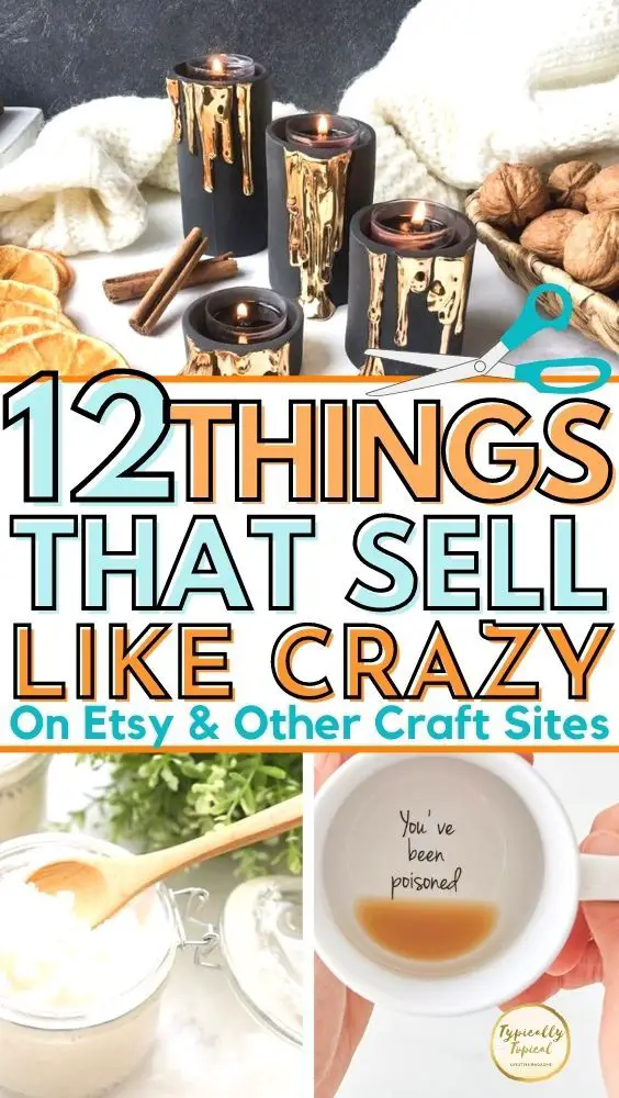 12 Super Profitable Crafts to Make and Sell Online For Extra Cash | Bestselling things on Etsy