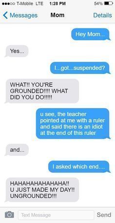 35+ Funny Text Conversations Between Parents and Their Kids