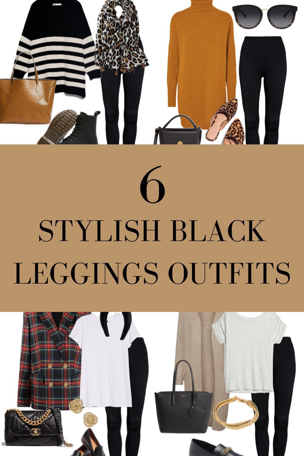 5+ Fashionable Ways to Wear Black Leggings - MY CHIC OBSESSION