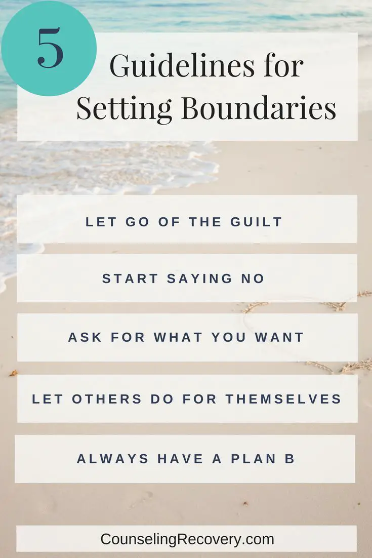 5 Guidelines You Need to Set Healthy Boundaries — Counseling Recovery, Michelle Farris, LMFT