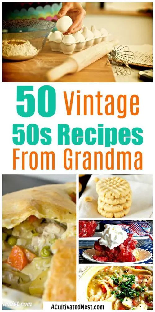 50 Recipes from a 1950s Housewife- A Cultivated Nest