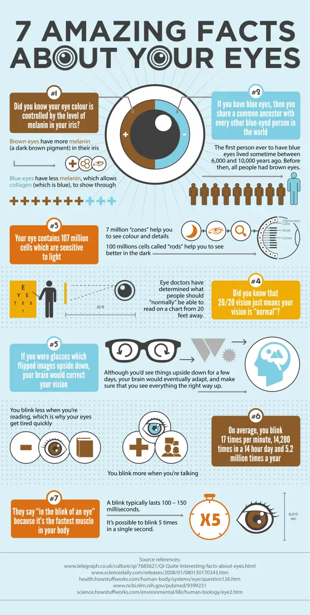 7 Amazing Eye Facts