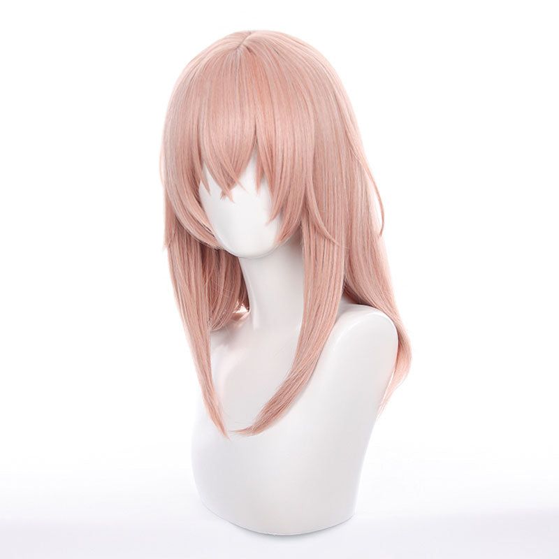 Anime My Dress-Up Darling Inui Sajuna Cosplay Wigs - 60cm/23.6inch / Pink / Braided hair