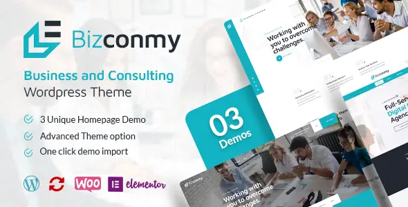 Bizconmy - Business and Consulting WordPress Theme