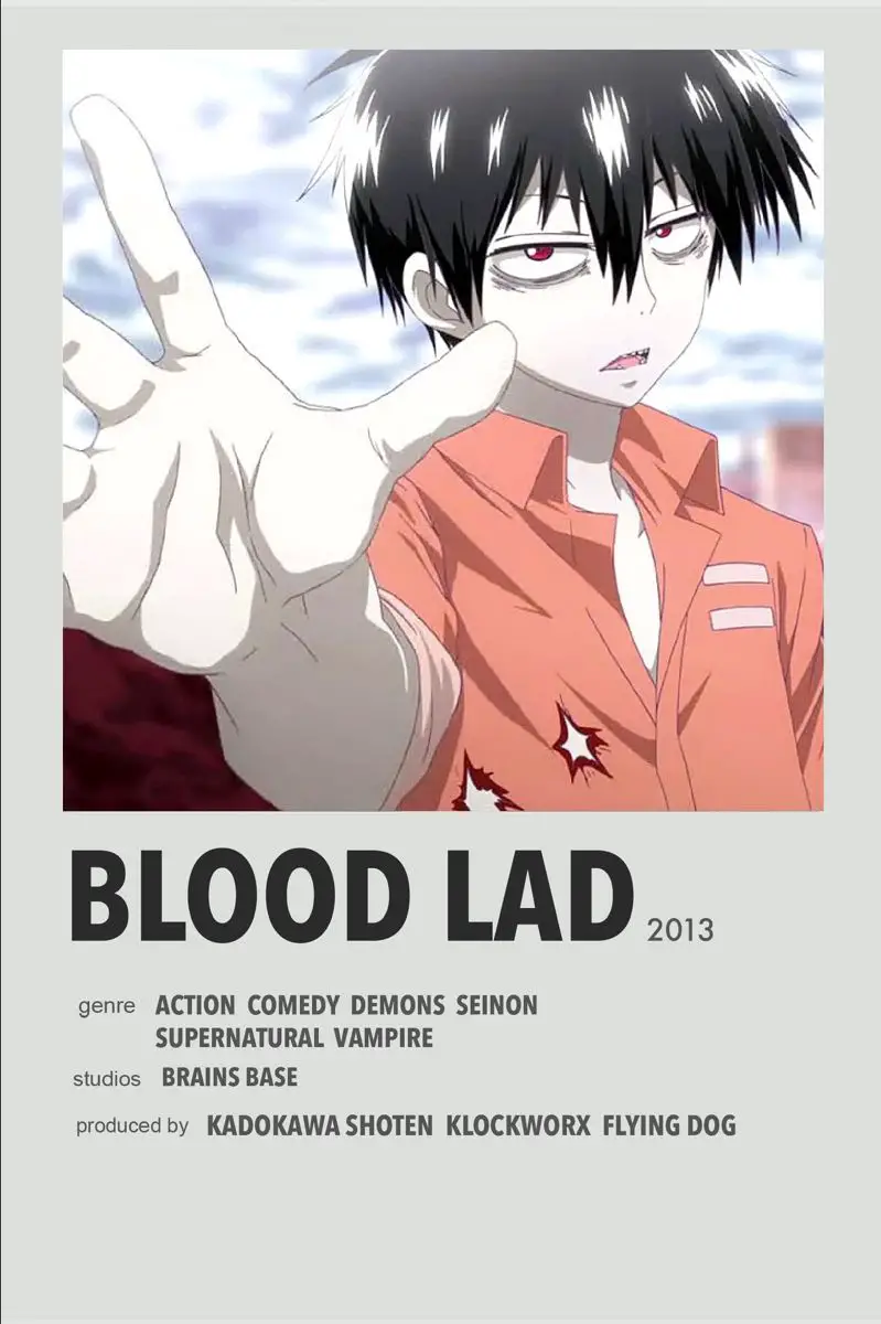 Blood lad anime poster