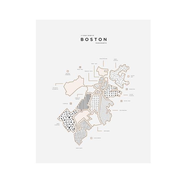 Boston City Print - no frame