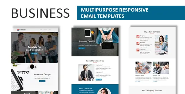 Business - Multipurpose Responsive Email Template with Online StampReady Builder Access