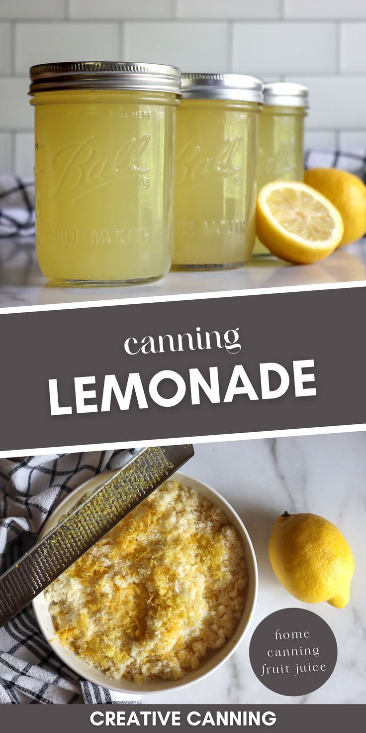 Canning Lemonade Concentrate: Home Canning Fruit Juice