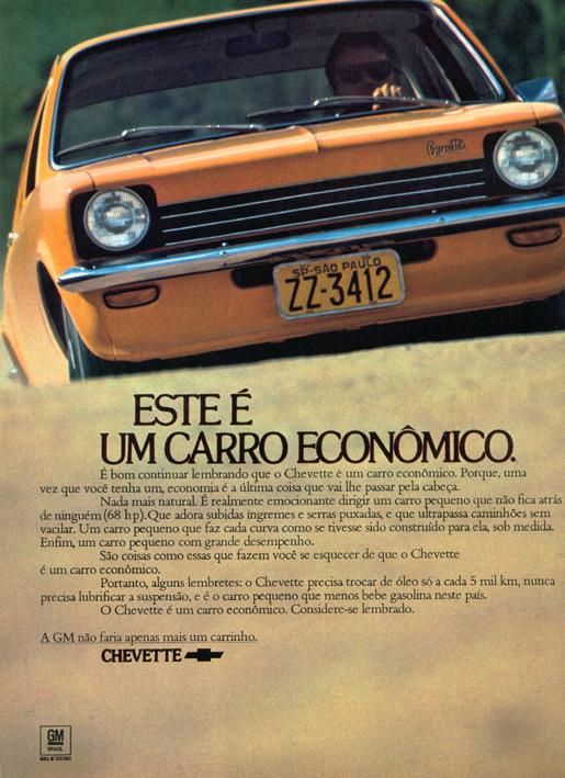 Chevette (Carro Econômico) - 1974