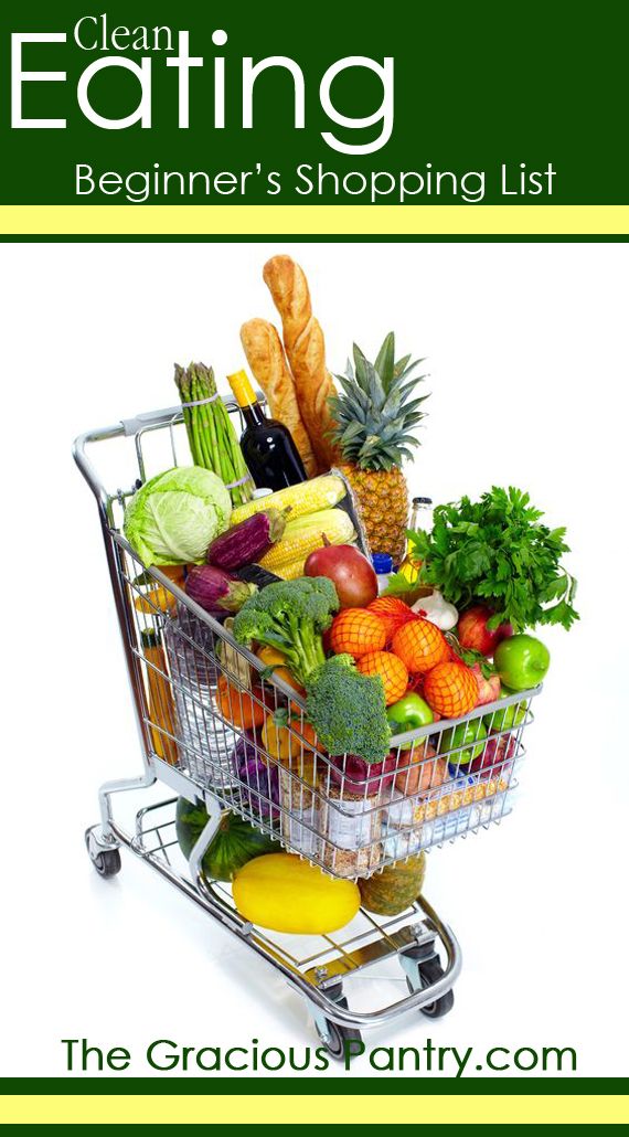 Clean Eating Shopping List For Beginners